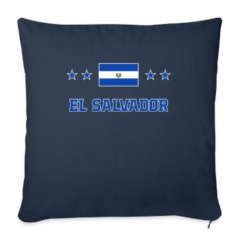 El Salvador - Sofa pillowcase 17,3'' x 17,3'' (45 x 45 cm) - navy - Front