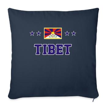 Tibet - Sofakissenbezug 45 x 45 cm - Navy - Vorne