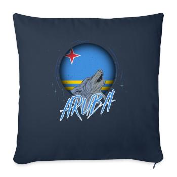 Aruba - Sofakissenbezug 45 x 45 cm - Navy - Vorne