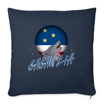 Gagauzia - Housse de coussin décorative 45 x 45 cm - bleu marine - Devant