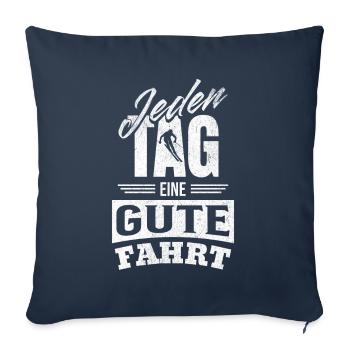 A good trip every day - ski holidays & - Sofa pillowcase 17,3'' x 17,3'' (45 x 45 cm) - navy - Front