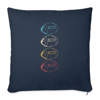 American Football American Vector Pride - Sofa pillowcase 17,3'' x 17,3'' (45 x 45 cm) - navy - Front