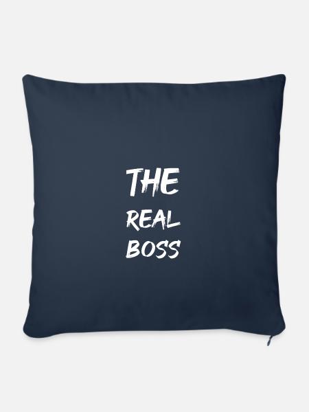 the real boss - Sofakissenbezug 45 x 45 cm - Navy