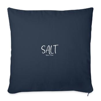 Salt Matthew 5 13 Bible verse - Sofa pillowcase 17,3'' x 17,3'' (45 x 45 cm) - navy - Front