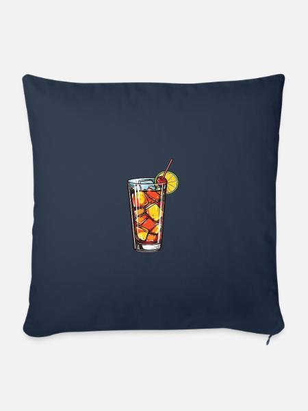 Limonade Getränk - Sofakissenbezug 45 x 45 cm - Navy