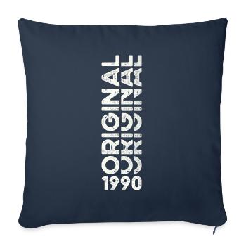 33rd Birthday Man Woman Original Vintage 1990 - Sofa pillowcase 17,3'' x 17,3'' (45 x 45 cm) - navy - Front