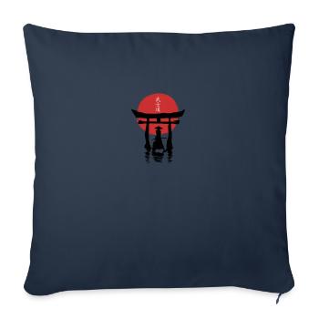 Bushido - The Way of the Samurai - Sofa pillowcase 17,3'' x 17,3'' (45 x 45 cm) - navy - Front