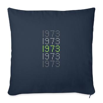 1973 - Sofa pillowcase 17,3'' x 17,3'' (45 x 45 cm) - navy - Front