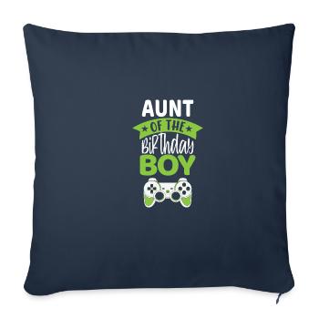 Aunt of the Bday Boy video game Bday - Sofa pillowcase 17,3'' x 17,3'' (45 x 45 cm) - navy - Front