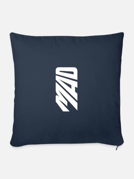 Mad - Sofakissenbezug 45 x 45 cm - Navy