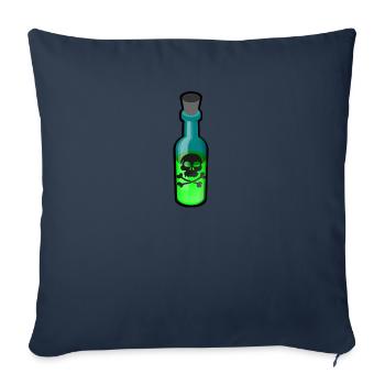 poison - Housse de coussin décorative 45 x 45 cm - bleu marine - Devant