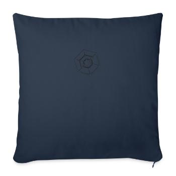snowflake 4 black - Sofakissenbezug 45 x 45 cm - Navy - Vorne