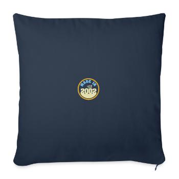 in 2002 - Sofakissenbezug 45 x 45 cm - Navy - Vorne