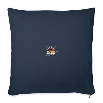 Bowling Bobbi - Sofa pillowcase 17,3'' x 17,3'' (45 x 45 cm) - navy - Front