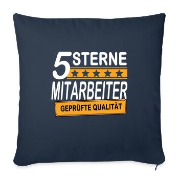 Best Employee - Sofa pillowcase 17,3'' x 17,3'' (45 x 45 cm) - navy - Front