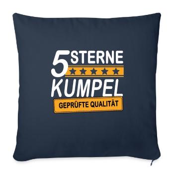 Bester Kumpel beste Freunde - Sofakissenbezug 45 x 45 cm - Navy - Vorne