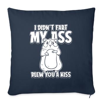 Guinea pig guinea pig funny - Sofa pillowcase 17,3'' x 17,3'' (45 x 45 cm) - navy - Front