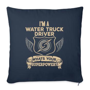 Truck Driver Trucker Truck Driver Funny - Sofa pillowcase 17,3'' x 17,3'' (45 x 45 cm) - navy - Front