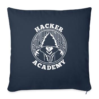 Developer Coder Programmer - Sofa pillowcase 17,3'' x 17,3'' (45 x 45 cm) - navy - Front