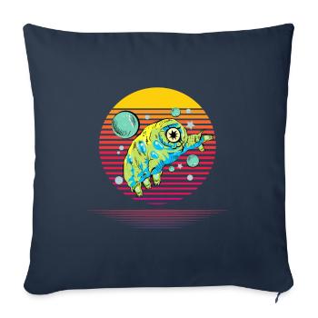Tardigrade Vapor - Sofa pillowcase 17,3'' x 17,3'' (45 x 45 cm) - navy - Front