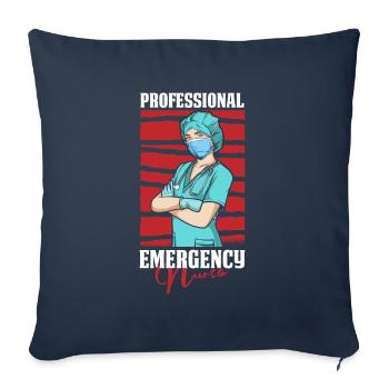 Nurse Professional - Sofa pillowcase 17,3'' x 17,3'' (45 x 45 cm) - navy - Front