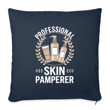 Beauty therapist - Sofa pillowcase 17,3'' x 17,3'' (45 x 45 cm) - navy - Front