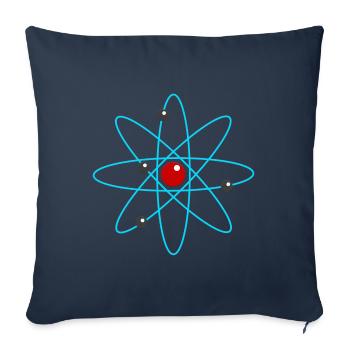 atom - Sofa pillowcase 17,3'' x 17,3'' (45 x 45 cm) - navy - Front