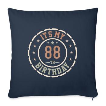 It's My 88th Birthday Gift 88 Years - Sofa pillowcase 17,3'' x 17,3'' (45 x 45 cm) - navy - Front