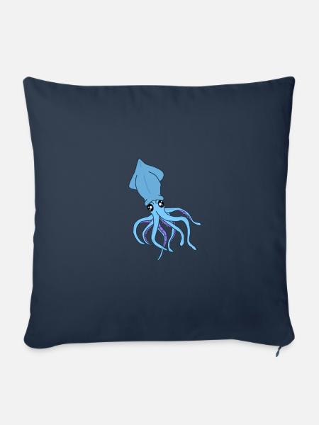 Calamari Design - Sofakissenbezug 45 x 45 cm - Navy