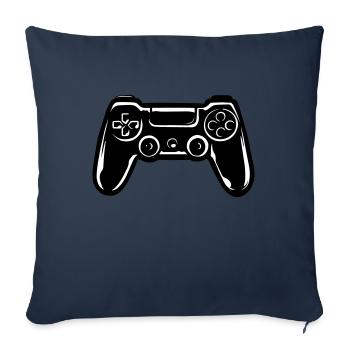 Chemise Game Over Gambler - Housse de coussin décorative 45 x 45 cm - bleu marine - Devant