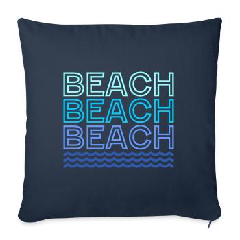 SUMMER HOLIDAYS - Sofa pillowcase 17,3'' x 17,3'' (45 x 45 cm) - navy - Front