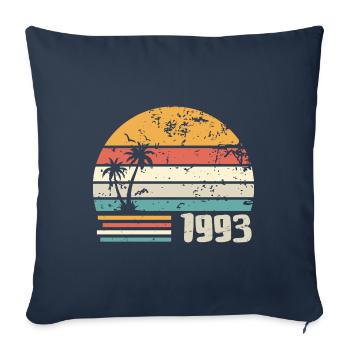 1993 Birthday Gift - Made in 1993 Retro 1993 - Sofa pillowcase 17,3'' x 17,3'' (45 x 45 cm) - navy - Front