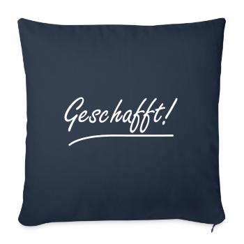 Geschafft Bachelor Abschluss Certified Geschenk - Sofakissenbezug 45 x 45 cm - Navy - Vorne