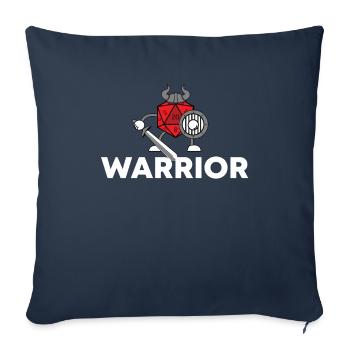 Combattre les dés jeu jeux - Housse de coussin décorative 45 x 45 cm - bleu marine - Devant