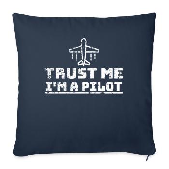 pilot - Sofa pillowcase 17,3'' x 17,3'' (45 x 45 cm) - navy - Front