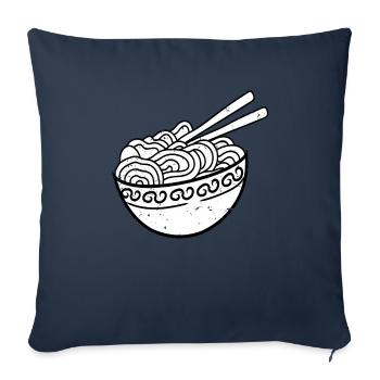 Ramen Schale - Sofakissenbezug 45 x 45 cm - Navy - Vorne