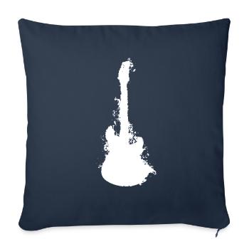 Gitarre Gitarren - Sofakissenbezug 45 x 45 cm - Navy - Vorne