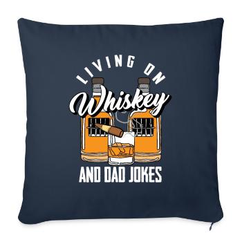 Vaterwitze Dad Jokes - Sofakissenbezug 45 x 45 cm - Navy - Vorne
