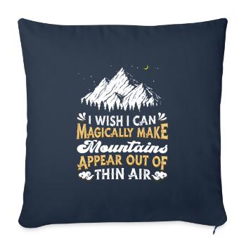 Climbing Mountaineering Climbers - Sofa pillowcase 17,3'' x 17,3'' (45 x 45 cm) - navy - Front
