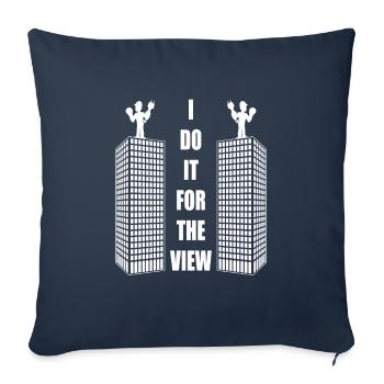 Electrician Electrical Engineer Electronics Technician - Sofa pillowcase 17,3'' x 17,3'' (45 x 45 cm) - navy - Front