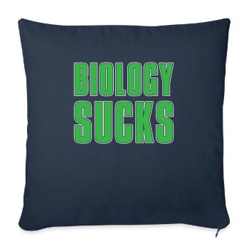 Biology Biologist Children Biology - Sofa pillowcase 17,3'' x 17,3'' (45 x 45 cm) - navy - Front