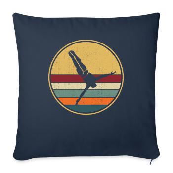 Plongeurs plongeurs - Housse de coussin décorative 45 x 45 cm - bleu marine - Devant
