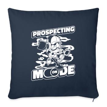 Des prospecteurs à la recherche d’un trésor - Housse de coussin décorative 45 x 45 cm - bleu marine - Devant