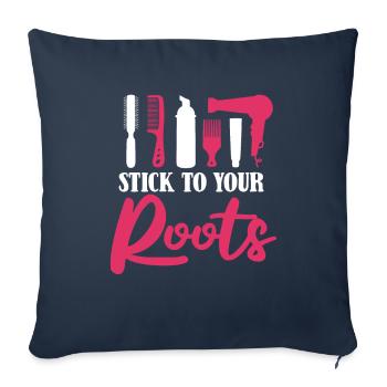 Hairdresser Hairstylist Hairdresser - Sofa pillowcase 17,3'' x 17,3'' (45 x 45 cm) - navy - Front