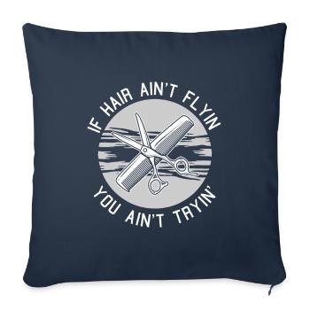 Hairdresser Hairstylist Hairdresser - Sofa pillowcase 17,3'' x 17,3'' (45 x 45 cm) - navy - Front