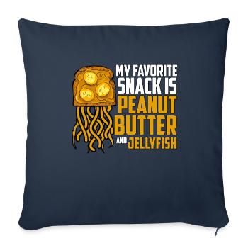 Marine Biologist Marine Biology Jellyfish - Sofa pillowcase 17,3'' x 17,3'' (45 x 45 cm) - navy - Front