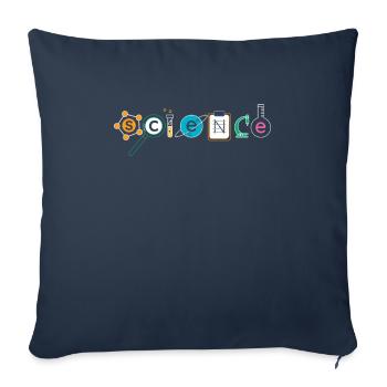 Physics Phyiker Nuclear Physics - Sofa pillowcase 17,3'' x 17,3'' (45 x 45 cm) - navy - Front