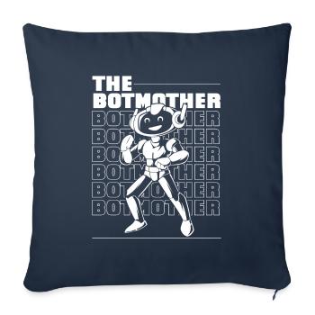 Robotik Ai Roboter Mutter - Sofakissenbezug 45 x 45 cm - Navy - Vorne