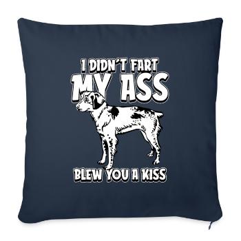 Brittany Spaniel - Sofa pillowcase 17,3'' x 17,3'' (45 x 45 cm) - navy - Front