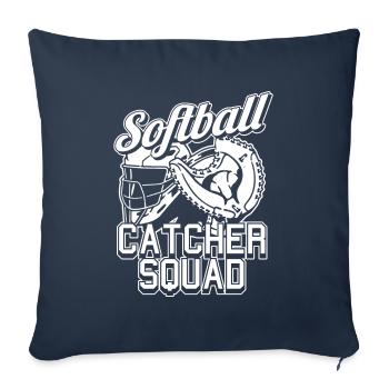 Softball Kader - Sofakissenbezug 45 x 45 cm - Navy - Vorne